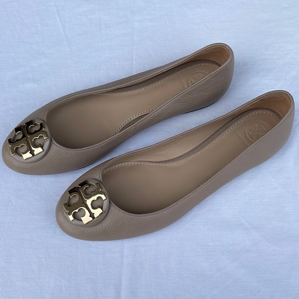 Tory Burch Neutral Flats